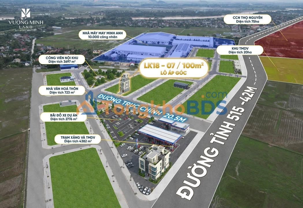 Đất Đấu Giá Hoài Đức 100m² - Mặt Tỉnh Lộ 42m - Chỉ 1 Tỷ