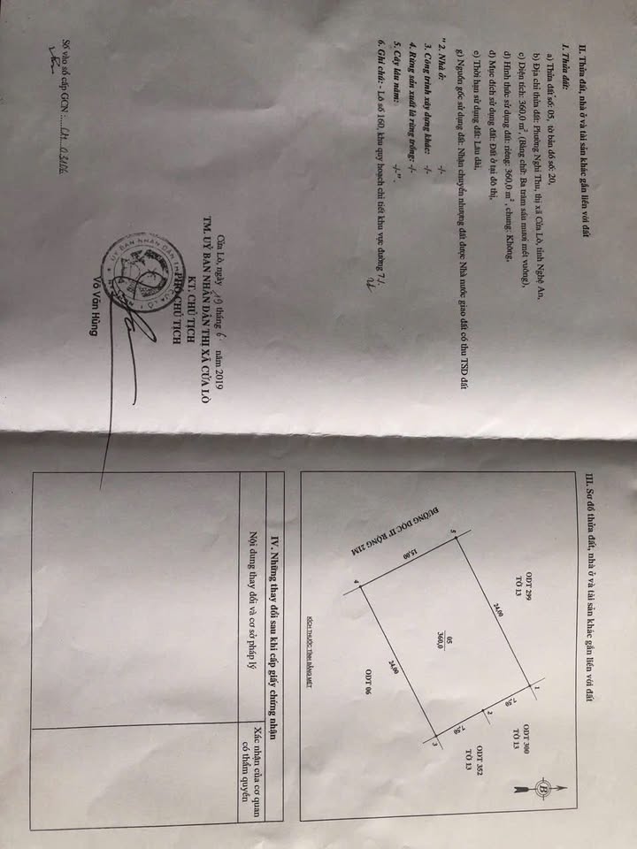 Đất Nền Nghi Hòa, TP Vinh 360m² - Sổ Đỏ Chính Chủ, Giá Thỏa Thuận