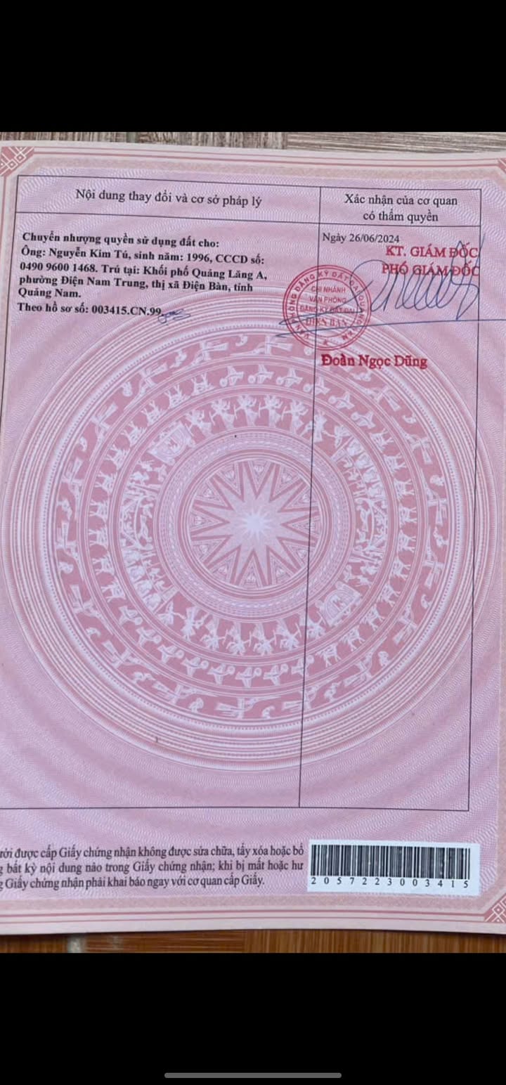 Bán Gấp Lô Đất 150m² Sổ Hồng Chính Chủ Tại Điện Phước, Quảng Nam - Giá Tốt