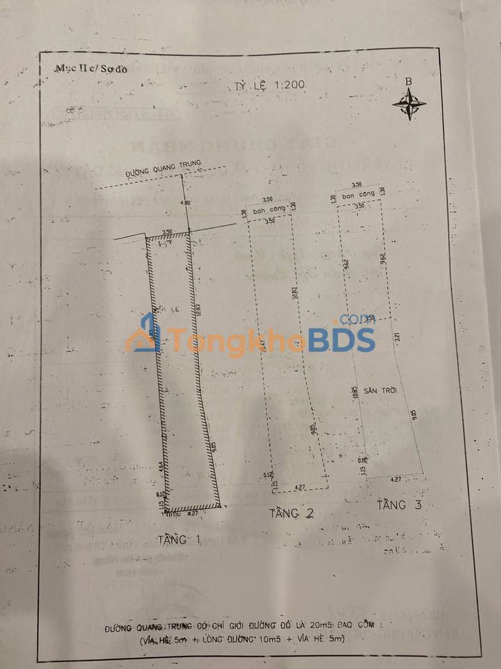 Nhà Mặt Tiền Quang Trung Đà Nẵng 75m² - Kinh Doanh Sầm Uất, Giá 15 Tỷ