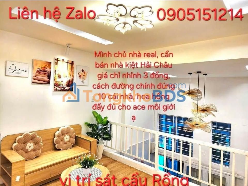 Nhà kiệt 280 Hoàng Diệu, Hải Châu - 32.7m² Sổ Đỏ Chính Chủ, Sẵn Sàng Giao Dịch