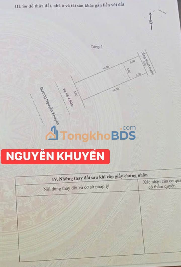Bán Đất Mặt Tiền Nguyễn Khuyến, Đà Nẵng - 195m² Kinh Doanh Sầm Uất