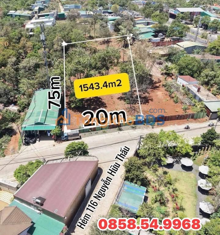 Đất Mặt Tiền Nguyễn Hữu Thấu, BMT - 1600m² Kinh Doanh/Đầu Tư