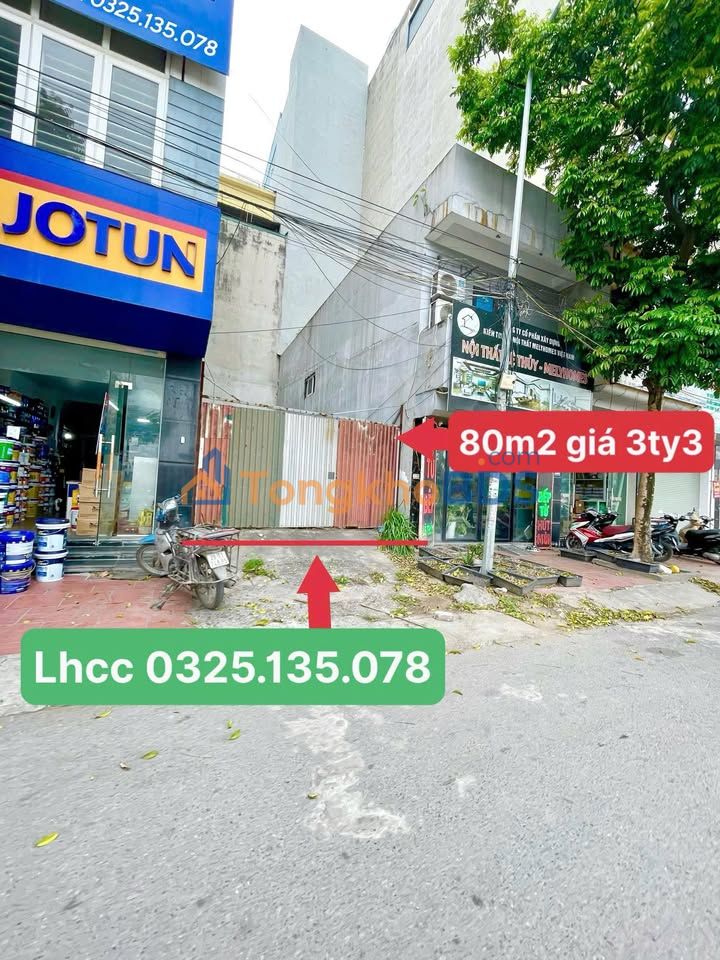 Đất Kinh Doanh Mặt Tiền Lý Thánh Tông, Gia Lâm - 80m² Giá Tốt