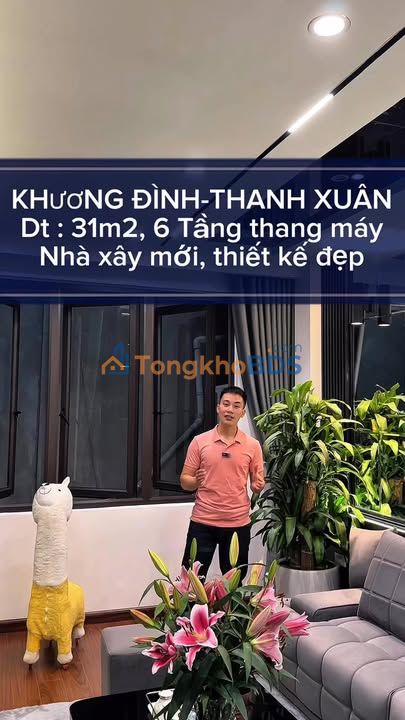 Nhà Phố Khương Đình 6 Tầng Thang Máy, 31m² - 9.8 Tỷ