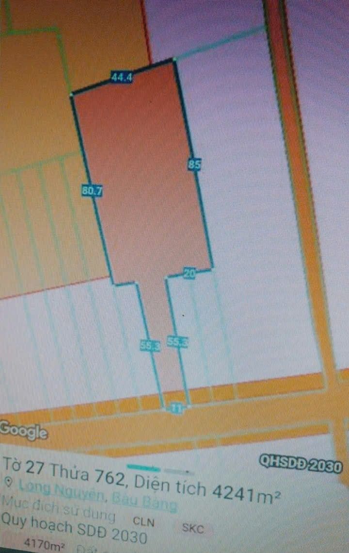 Đất SKC 4200m² mặt tiền đường HD, Bàu Bàng - Giá 12.5 tỷ