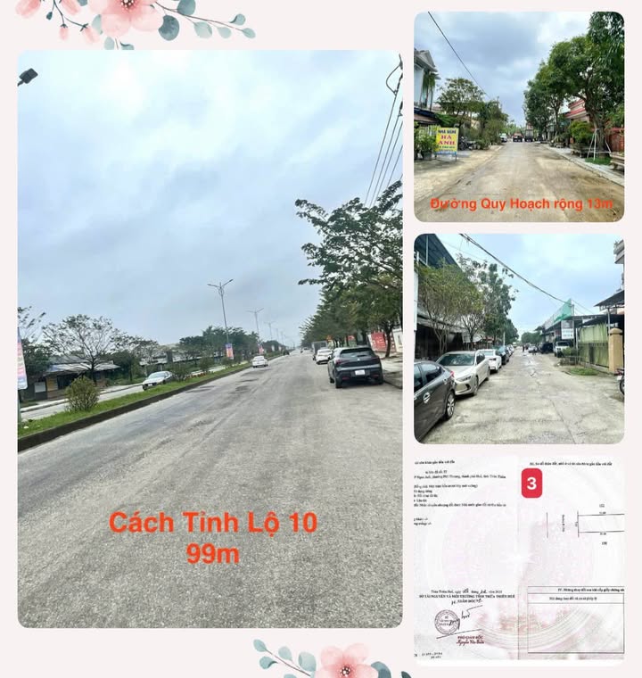 Bán Đất Tặng Kho 147m² Mặt Tiền Đường QH 13m, Huế - Dòng Tiền 84 Triệu/Năm