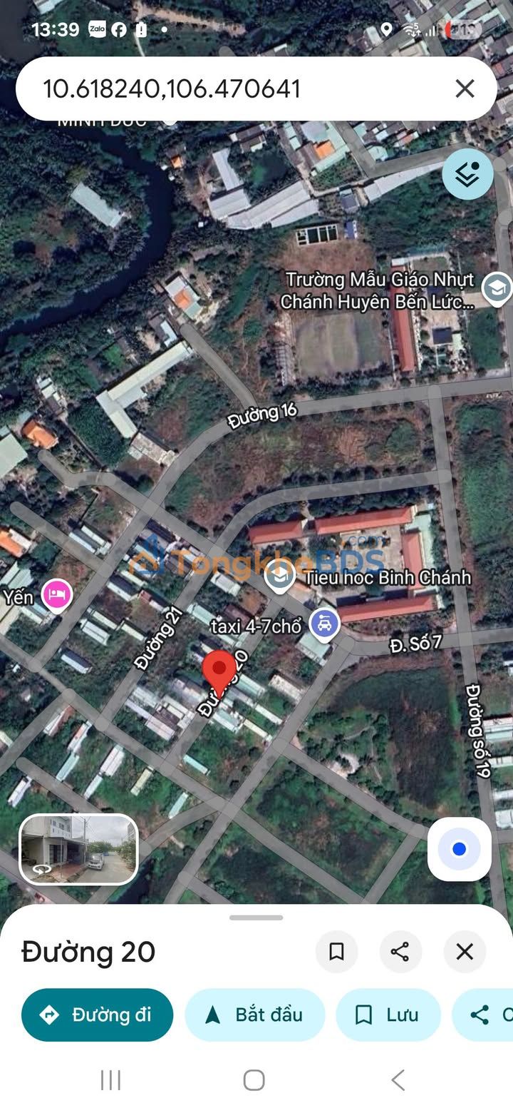 Đất nền KDC Thanh Yến, Bến Lức - Sổ hồng sẵn 72m², giá 1.18 tỷ