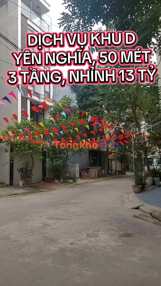 Bán Đất DV Yên Nghĩa 150m² - Kinh Doanh Vỉa Hè 3 Tầng - 13 Tỷ