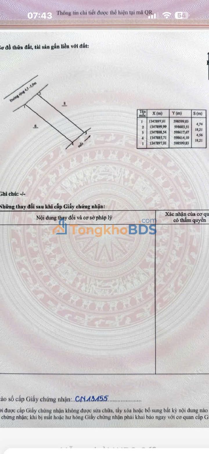 Đất Phước Đồng Nha Trang 82.6m² - Sổ Hồng Riêng, Giá 1.62 Tỷ
