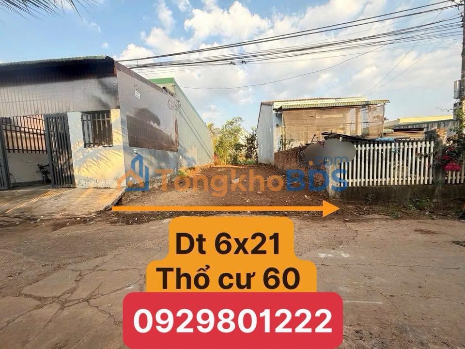 Đất nền Buôn Ma Thuột: Lô đẹp 126m² hẻm Y Moan, 2.39 tỷ - Sẵn sổ hồng