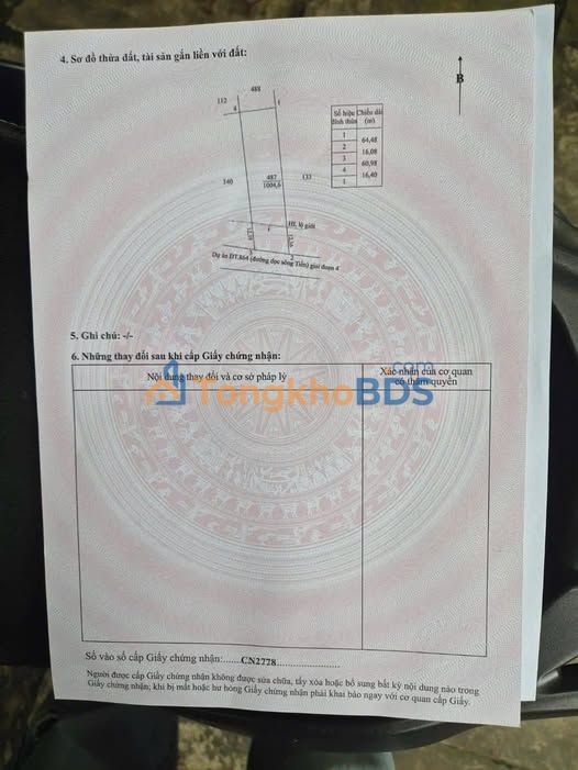 Bán Đất Mặt Tiền Tỉnh Lộ 864 Gò Công Đông 1004m² - Giá 1.5 Tỷ