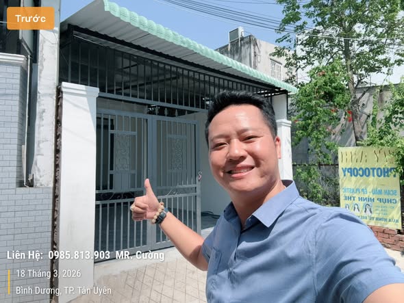 Bán Đất Tặng Nhà 95m² Hẻm Xe Hơi Tân Đông Hiệp, Dĩ An - 2.35 Tỷ