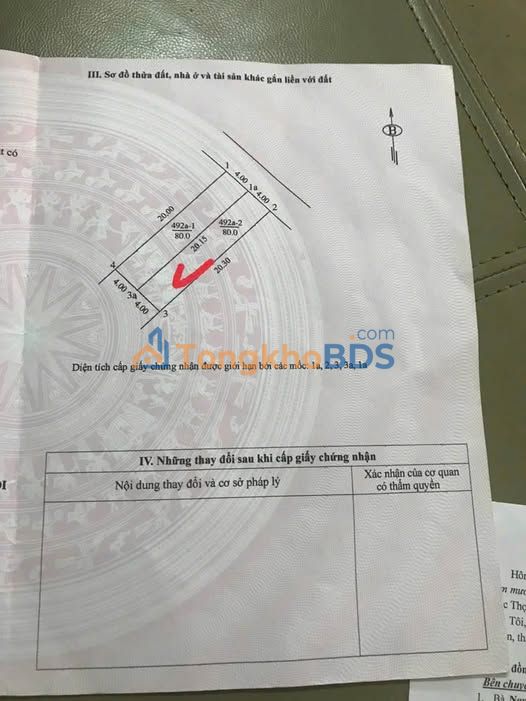 Đất nền Tam Hiệp Phúc Thọ 80m² 4 tỷ - Sổ đỏ chính chủ