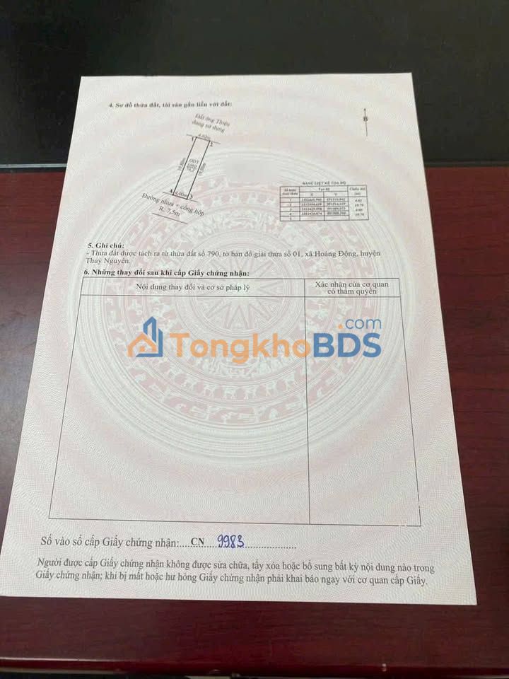 Bán đất 59m² Hoàng Động, Hải Phòng - Sổ đỏ sẵn sàng, gần KCN Nam Cầu Kiền