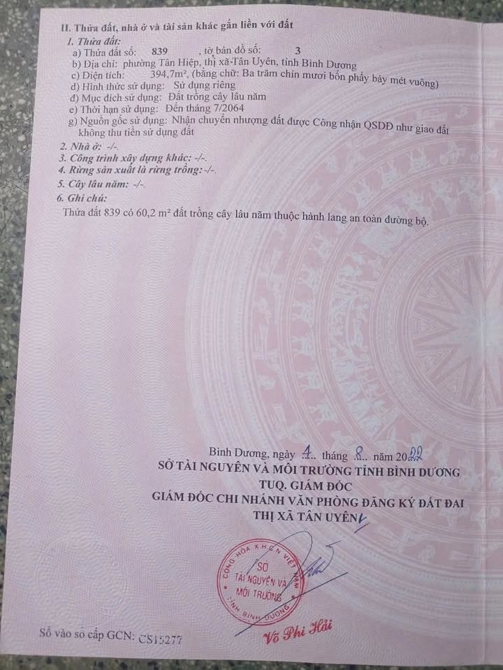 Đất nền Bắc Tân Uyên 160m² - Sổ đỏ sẵn sàng, giá 2.8 tỷ