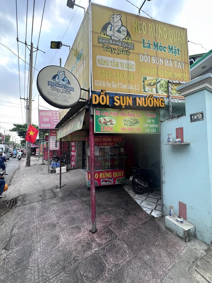 Mặt bằng kinh doanh 105m² mặt tiền Hà Huy Giáp, Q12 - Sẵn sàng đón khách