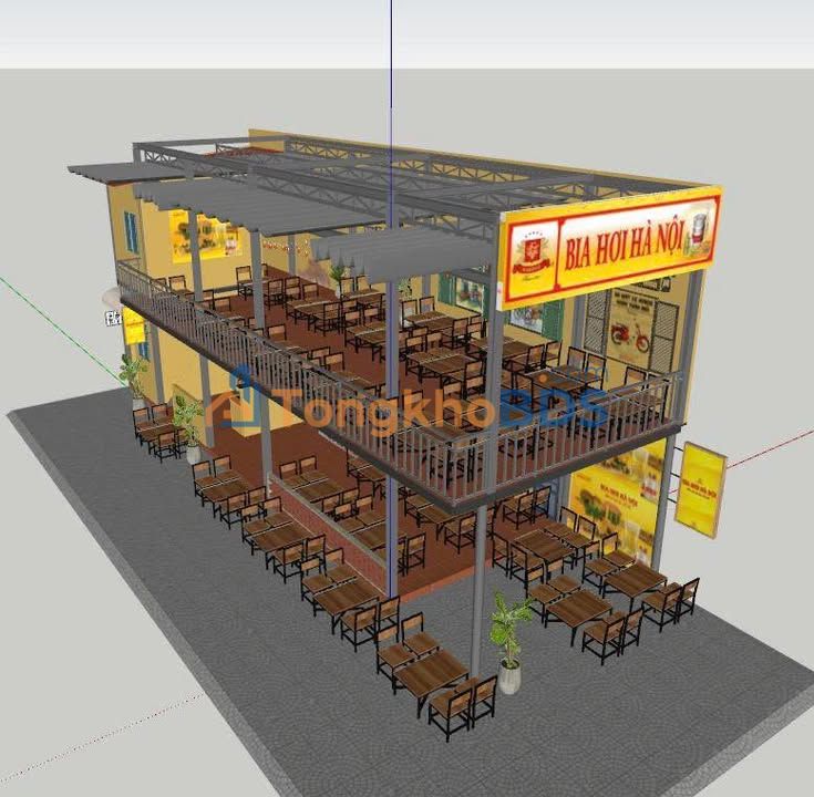 Sang nhượng Quán ăn Lô Góc MT Đường GS1 Dĩ An - 80m², Giá 270tr