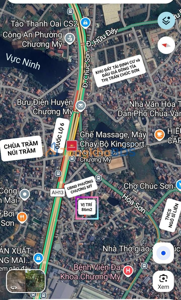 Bán Đất Chúc Sơn 86m² - Sổ Đỏ Chính Chủ, Trung Tâm Chợ