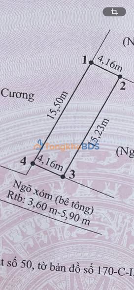 Đất nền Bát Tràng, Gia Lâm 63.7m² - Sổ đỏ sẵn, ô tô vào tận nơi