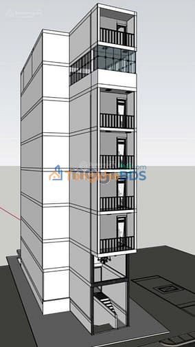 Tòa nhà MT Nguyễn Văn Trỗi Q. Phú Nhuận 1.100m² 200tr - Mặt tiền kinh doanh