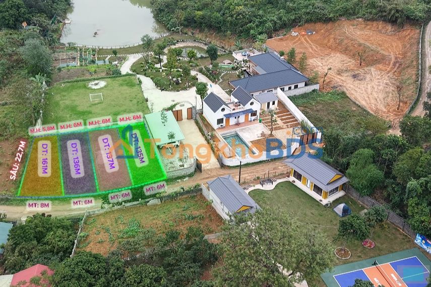 Đất Nền View Hồ Lương Sơn 135m² - Sổ Đỏ Sắp Lên