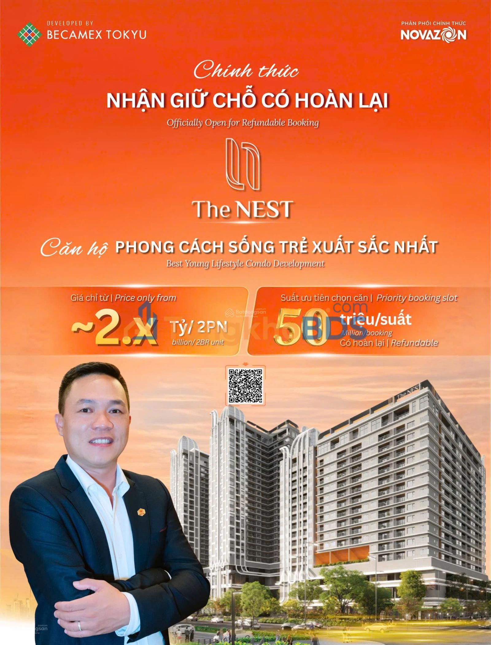 Căn hộ Midori Park The Nest Bình Dương 50m² - View đẹp