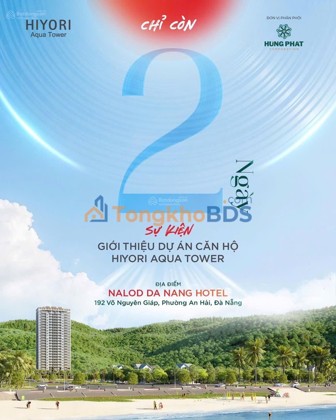 Căn hộ Hiyori Aqua Đà Nẵng - Tầng 5, Giá F0 chỉ từ 3.9 tỷ