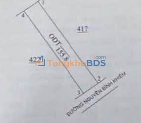 Đất nền mặt tiền Nguyễn Bỉnh Khiêm, Hải Phòng - 155m2, giá 6.75 tỷ