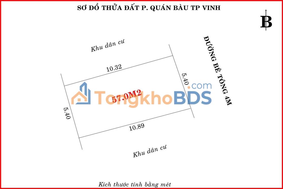 Đất Quán Bàu Vinh 57m² 2 tỷ - Sổ đỏ chính chủ