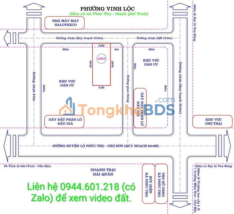 Đất thổ cư Vinh Hưng Lộc 100m² giá 1 tỷ - Đất ở 100% hiếm có