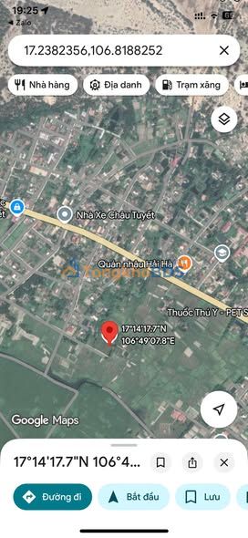 Bán đất nền 40m² Thôn Hoà Tân, Cam Lộ, Quảng Trị - Giá chỉ 2xx triệu