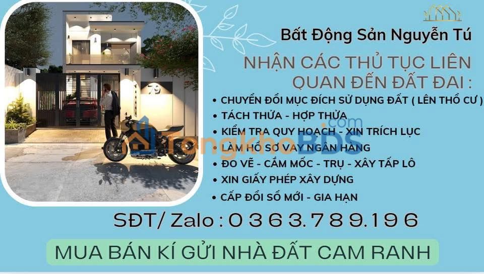 Đất Nền 135m² Sổ Hồng Thổ Cư Tại Cam Lâm - Giá 1.55 Tỷ