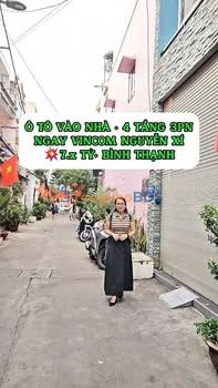 Nhà Phố Bình Thạnh 30m² - 4 Tầng - 7 Tỷ - Ô Tô Vào Nhà Gần Vincom Nguyễn Xí