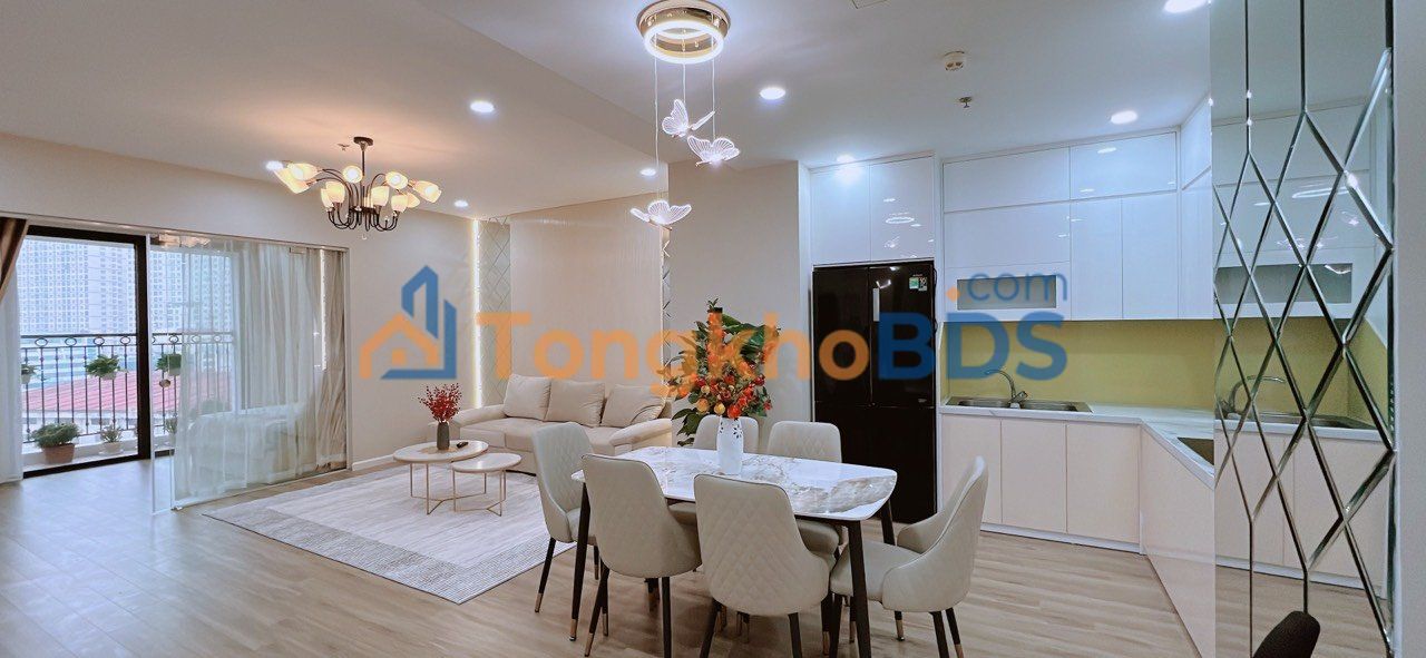 Cho thuê căn góc Times City 110m² 3PN - Đủ đồ đẹp - 19 triệu/tháng