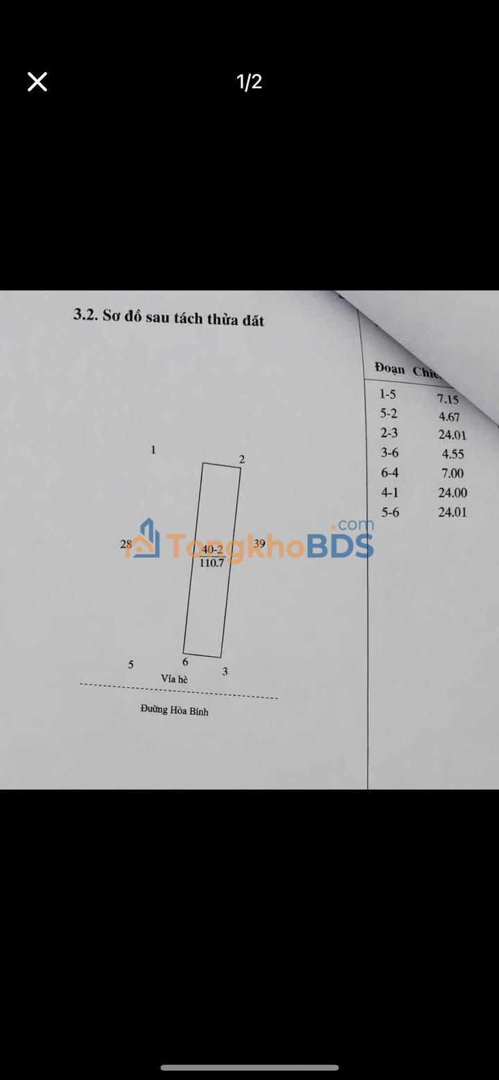 Bán Đất Vàng Phố Hòa Bình, Hải Dương - 110m² Nở Hậu Đẹp