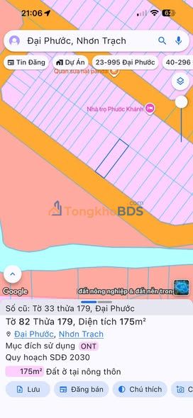 Đất nền Đại Phước 176m² giá 6 tỷ - Sổ đỏ chính chủ