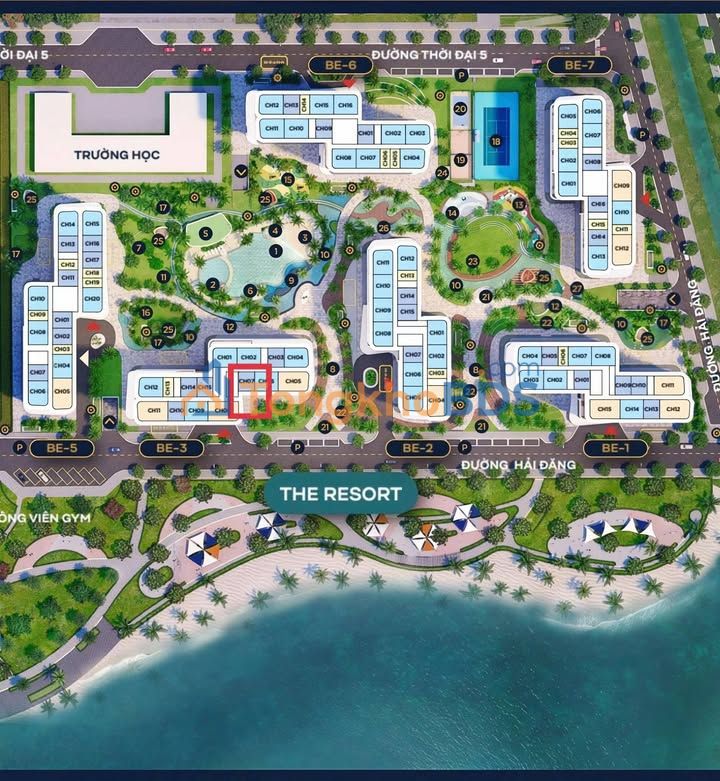 Căn hộ BE3 Phước Kiển 55m2 4.25 tỷ - View đẹp