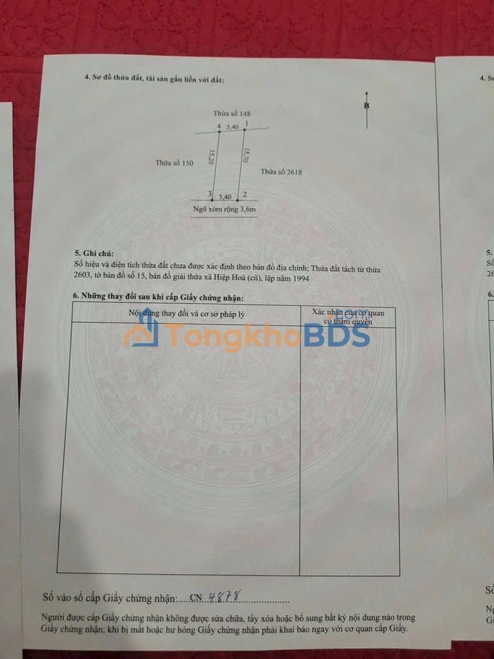 Đất nền An Bảo, Kinh Môn 82m² full thổ cư - Giá chỉ 650 triệu