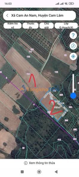 Đất nền Cam An Nam, Cam Lâm 10.000m² - Sổ đỏ sẵn sàng, ô tô tận nơi