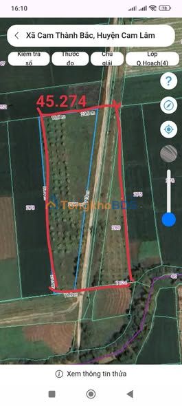 Bán Đất Cam Lâm 10989m² Mặt Đường Bê Tông - Sẵn Sổ Hồng