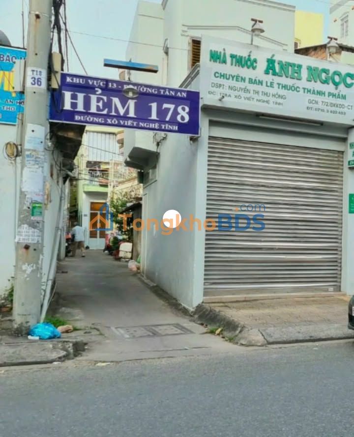 Cho thuê Nhà Hẻm 178 Xô Viết Nghệ Tĩnh, Ninh Kiều - 70m² Giá 6 Triệu/Tháng