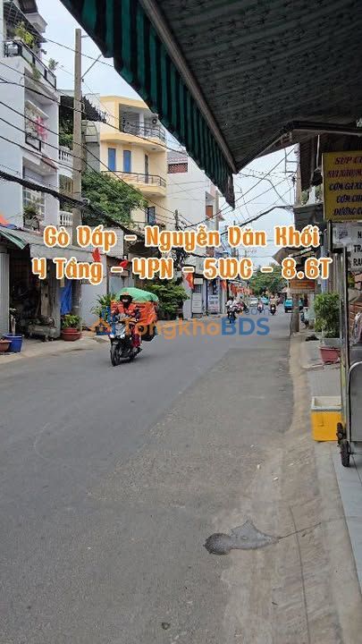 Nhà Hẻm Xe Hơi 5m Nguyễn Văn Khối, Gò Vấp - Ngang 7.7m, 4 Tầng, 8.6 Tỷ
