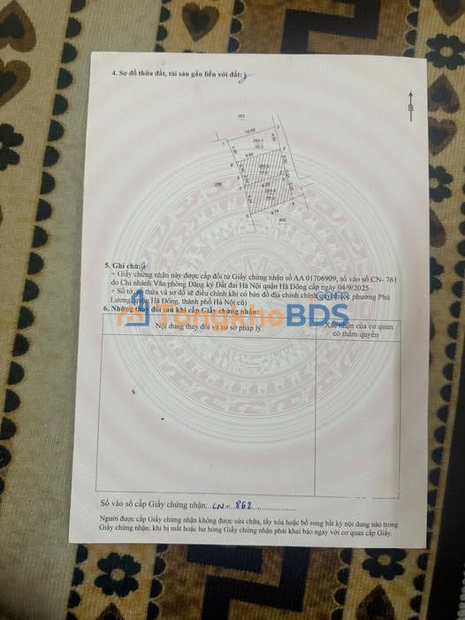 Đất nền Phú Lương, Hà Đông 50m² - Sổ đỏ sẵn, tặng GPXD 5 tầng