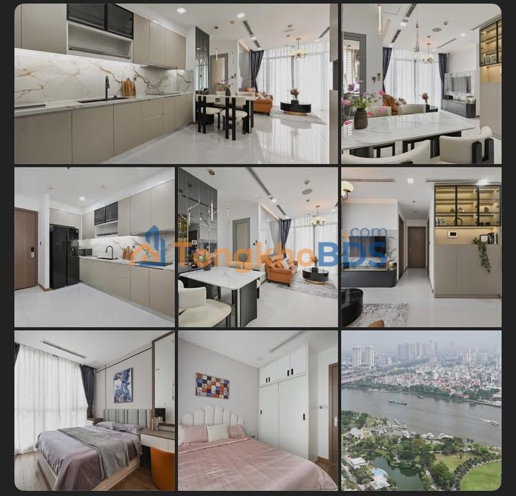 Căn hộ 2PN Vinhomes Central Park 78m² - View sông & công viên