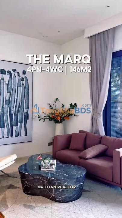 Căn hộ The Marq Quận 1 146m² - 4PN, View đẹp, Sẵn sàng ở ngay!
