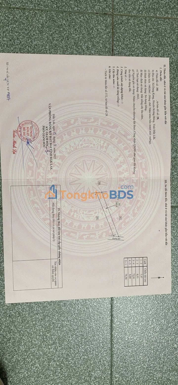 Đất Nền Dangkang, Đắk Lắk - 592m² Sổ Hồng Chính Chủ, Giá Đầu Tư 1.9 Tỷ