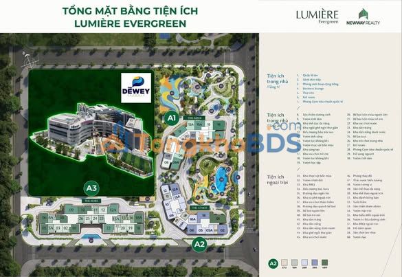 Chung cư Lumiere Evergreen 3PN 79.9m² - 9.5 Tỷ, Bao Phí Sang Tên