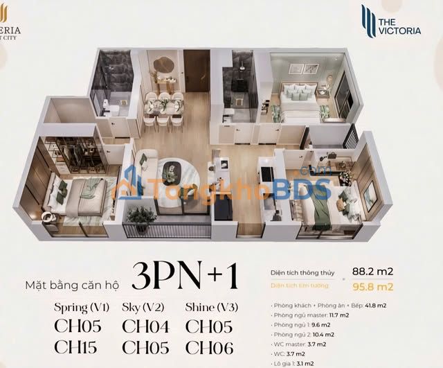 Căn hộ 3PN Vinhomes Smart City 84m² - Hơn 2 Tỷ, Hướng Đông VIP