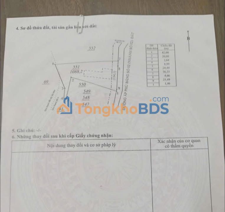 Bán Gấp Đất Vàng Tân Uyên 1225m² Mặt Tiền Đường 165m - Thổ Cư Sẵn Sàng